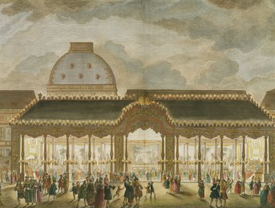 Perspective View of the Carousel Room, Constructed for the Occasion of the Marriage of Monseigneur Le Dauphin (detail), Engraved by Oubrier by French School